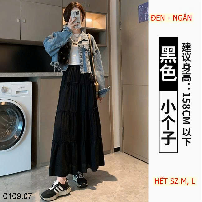 26HA0110.07 - CHÂN VÁY MIDI DÁNG DÀI CHO NỮ