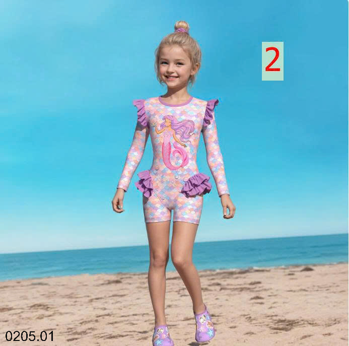 26HA0205.01 - SET BƠI LIỀN THÂN NÀNG TIÊN CÁ CHO BÉ GÁI