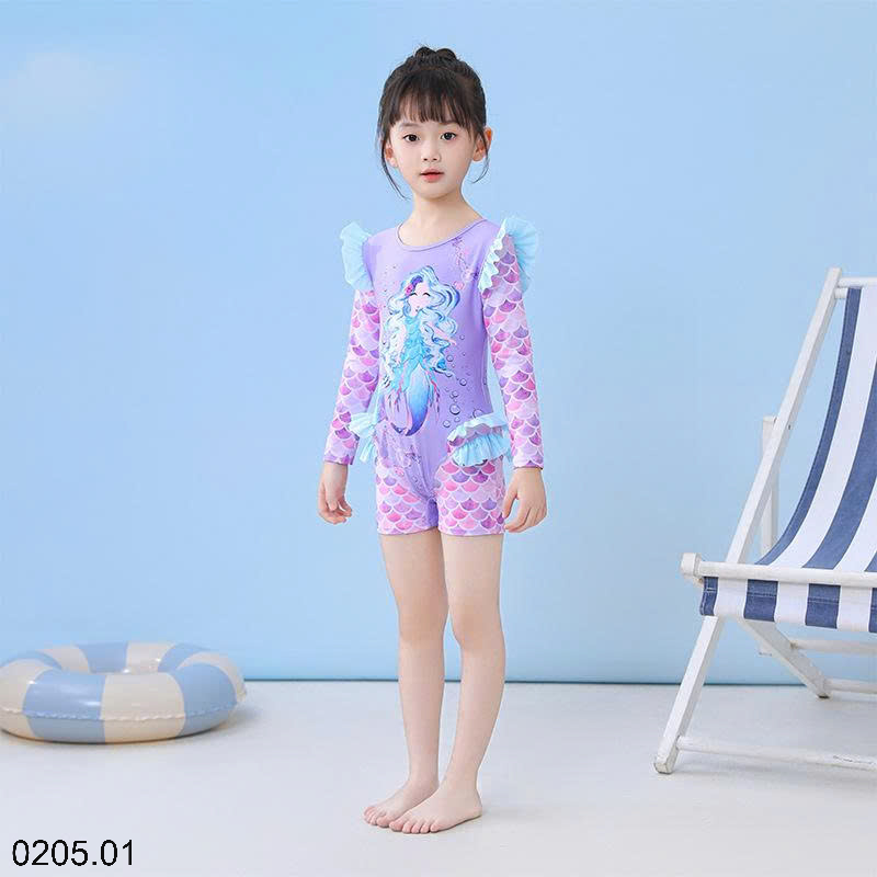 26HA0205.01 - SET BƠI LIỀN THÂN NÀNG TIÊN CÁ CHO BÉ GÁI