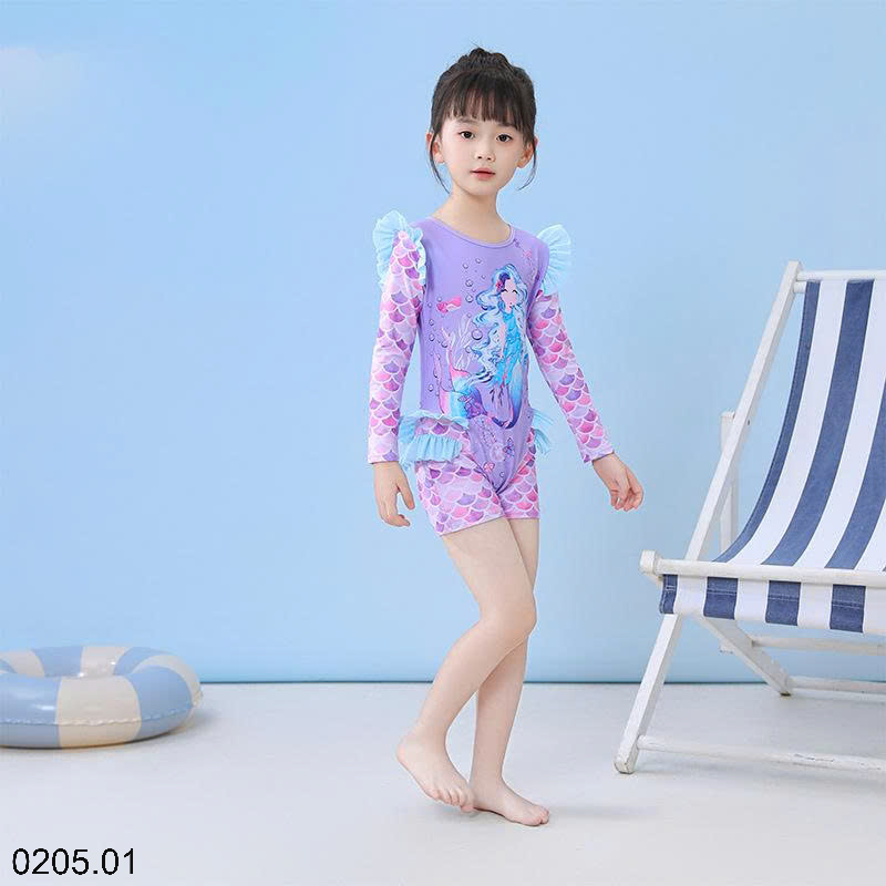 26HA0205.01 - SET BƠI LIỀN THÂN NÀNG TIÊN CÁ CHO BÉ GÁI