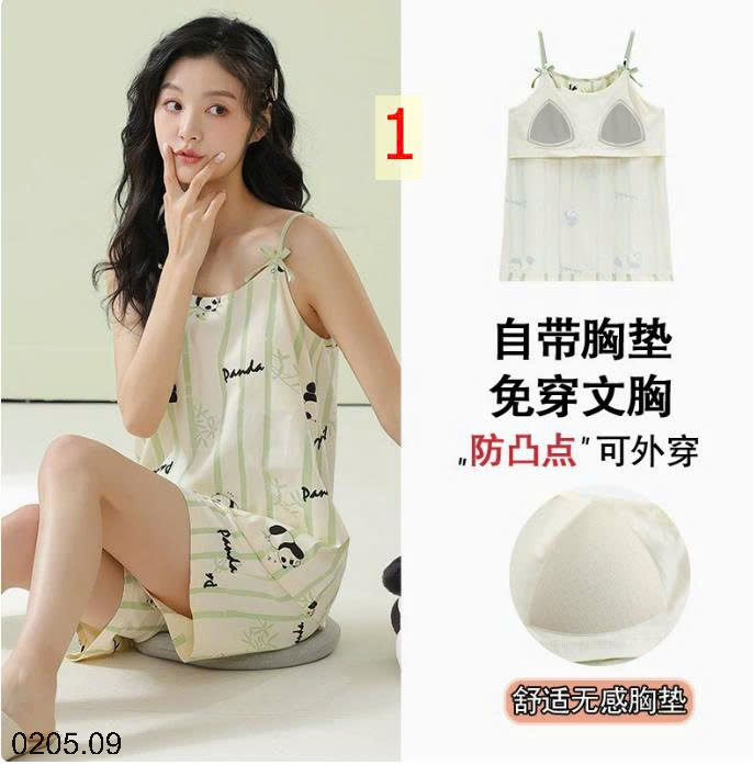 26HA0205.09 - BỘ NGỦ 2 DÂY KÈM BRA