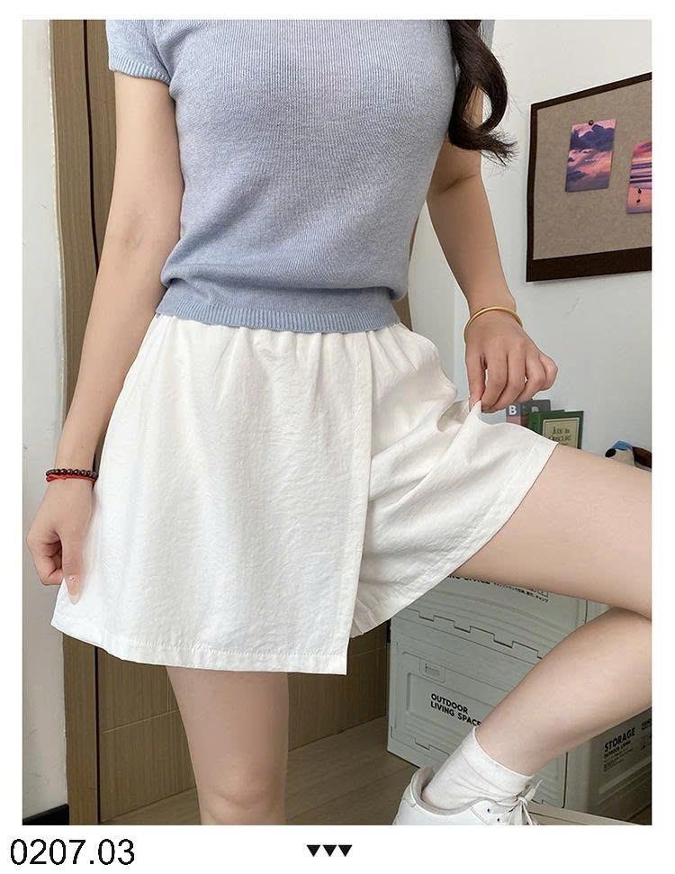 26HA0207.03 - QUẦN SHORT THỂ THAO YAMAMOTO GIẢ VÁY