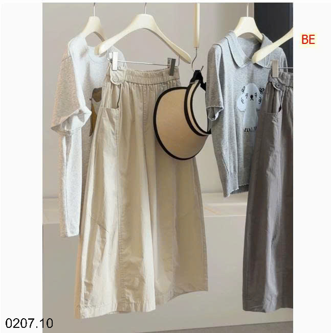 26HA0207.10 - QUẦN ỐNG RỘNG CẠP CHUN ANNA