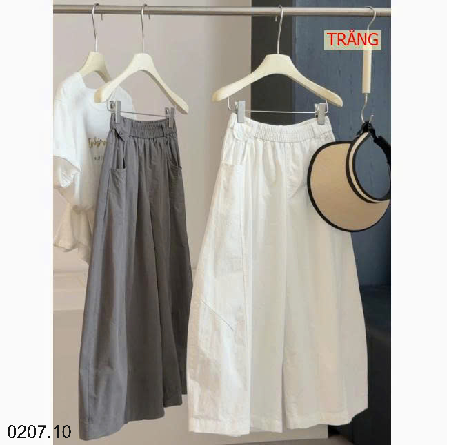 26HA0207.10 - QUẦN ỐNG RỘNG CẠP CHUN ANNA