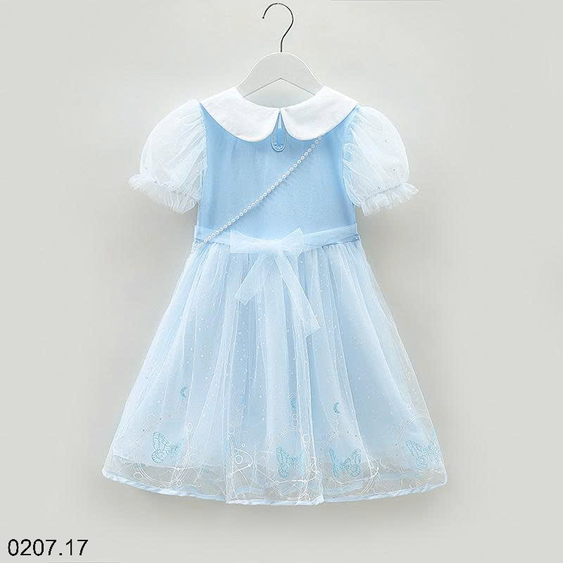 26HA0207.17 - ĐẦM CÔNG CHÚA ELSA KÈM TÚI