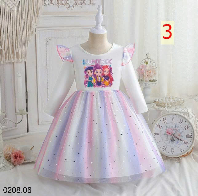 26HA0208.06 - VÁY TUTU DÀI TAY BÉ GÁI