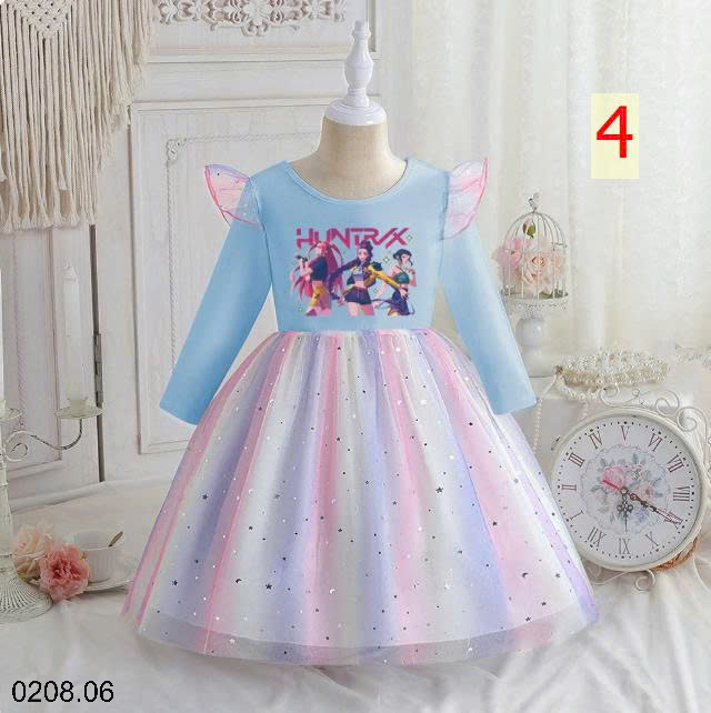 26HA0208.06 - VÁY TUTU DÀI TAY BÉ GÁI