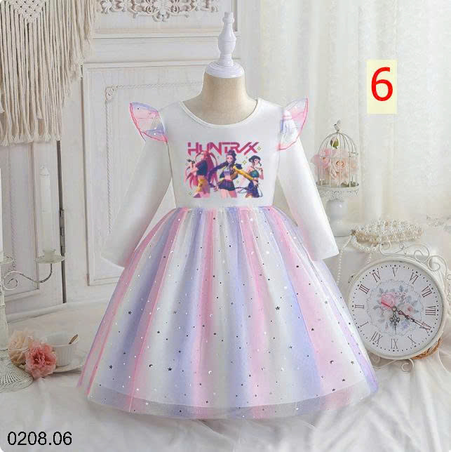 26HA0208.06 - VÁY TUTU DÀI TAY BÉ GÁI