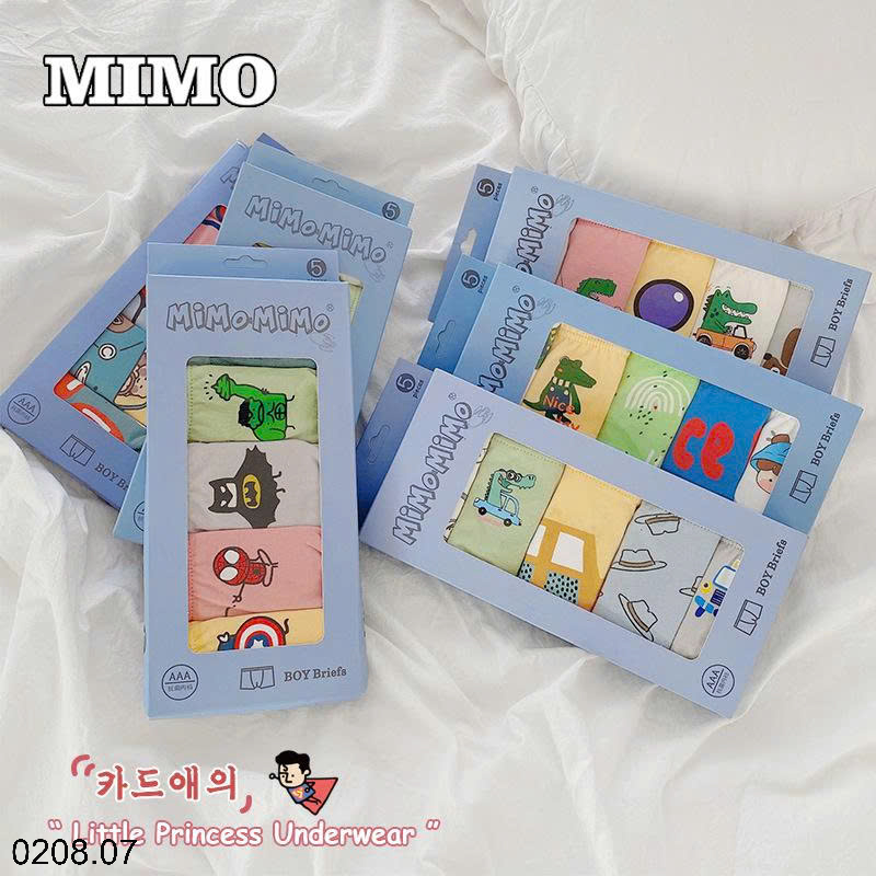 26HA0208.07 - SET HỘP QUẦN CHÍP MOMO BÉ TRAI