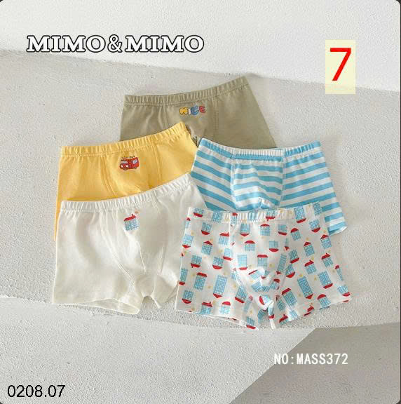 26HA0208.07 - SET HỘP QUẦN CHÍP MOMO BÉ TRAI