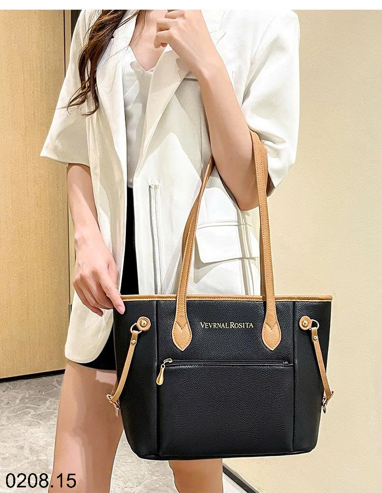 26HA0208.15 - TÚI XÁCH TOTE VIỀN SƠN