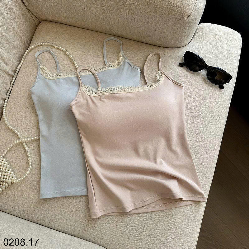 26HA0208.17 - SET 2 ÁO 2 DÂY VIỀN REN CHO NỮ