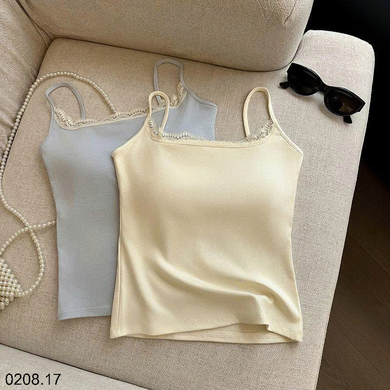 26HA0208.17 - SET 2 ÁO 2 DÂY VIỀN REN CHO NỮ