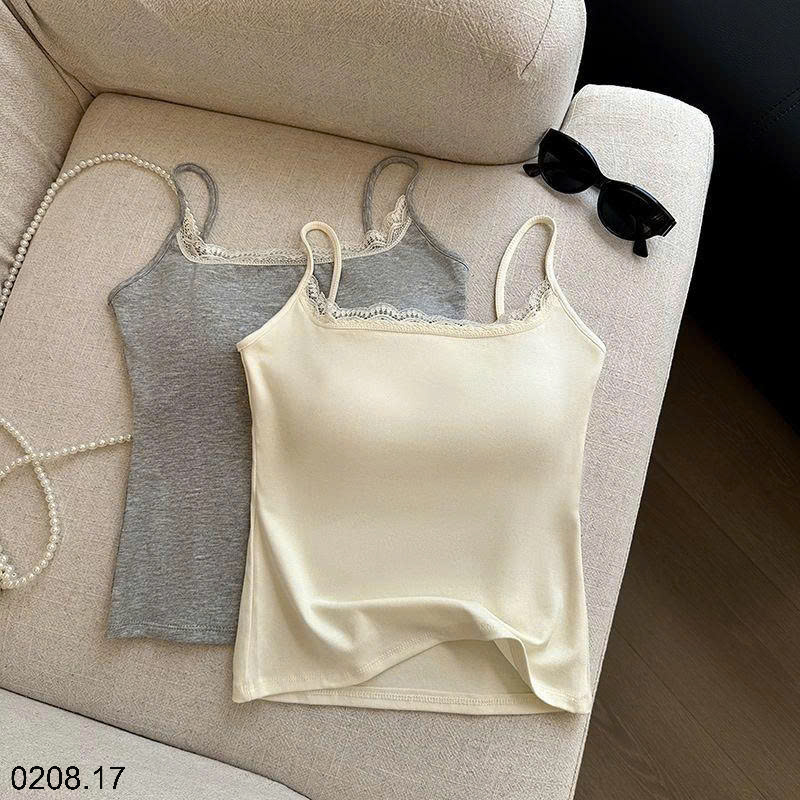 26HA0208.17 - SET 2 ÁO 2 DÂY VIỀN REN CHO NỮ