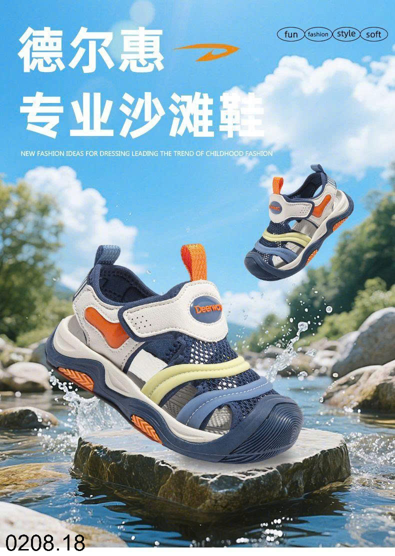 26HA0208.18 - SANDAL DEERWAY CHO BÉ YÊU
