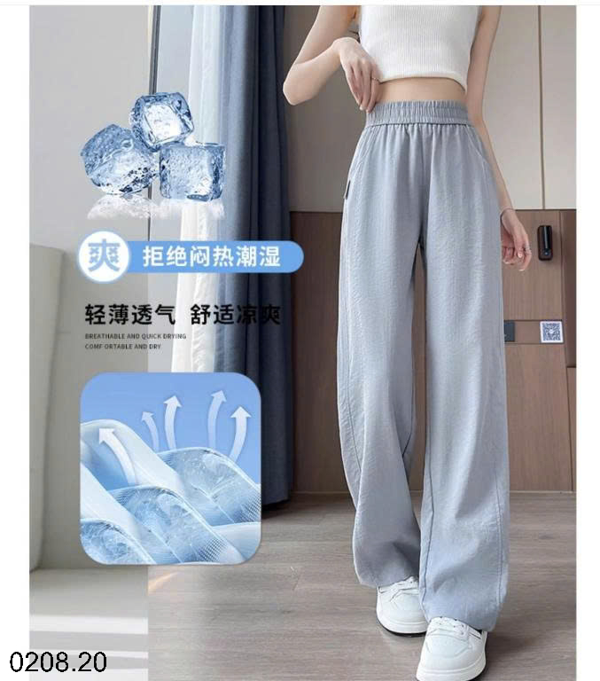 26HA0208.20 - QUẦN ỐNG RỘNG CẠP CHUN NỮ