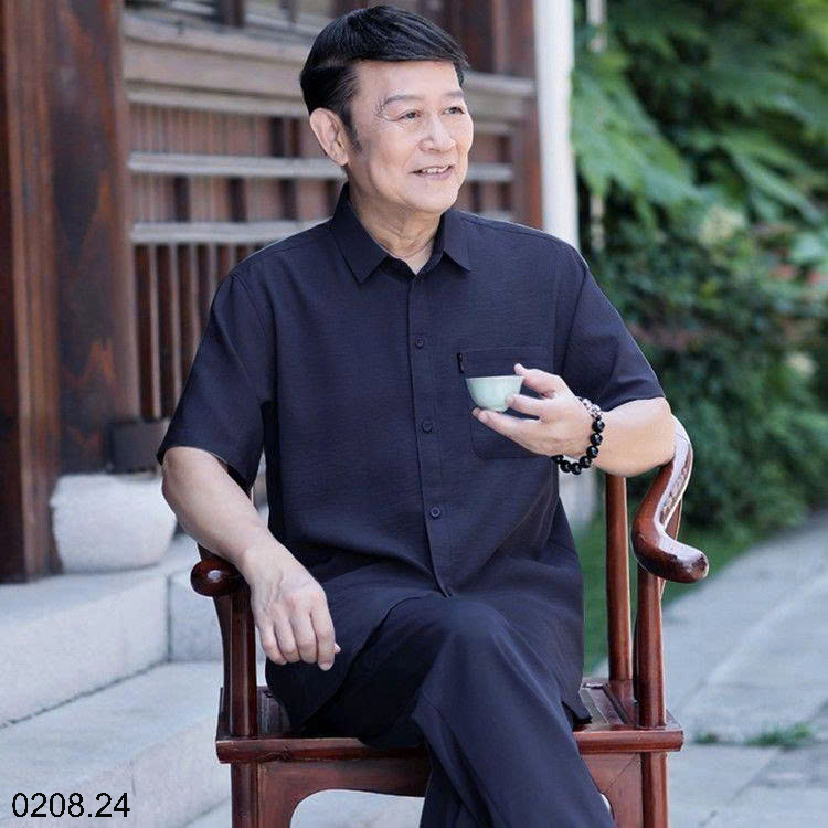 26HA0208.24 - BỘ TRUNG NIÊN CHO BỐ QUẦN DÀI
