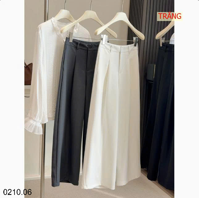 26HA0210.06 - QUẦN TÂY ỐNG RỘNG CẠP CAO ANNA