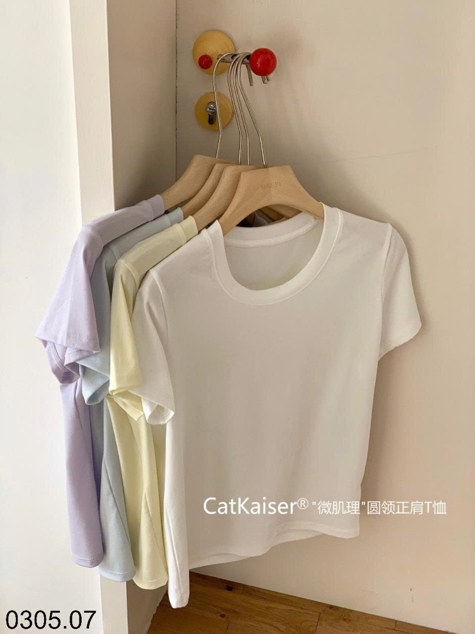 26HA0305.07 - ÁO THUN CỔ TRÒN CATKAISER