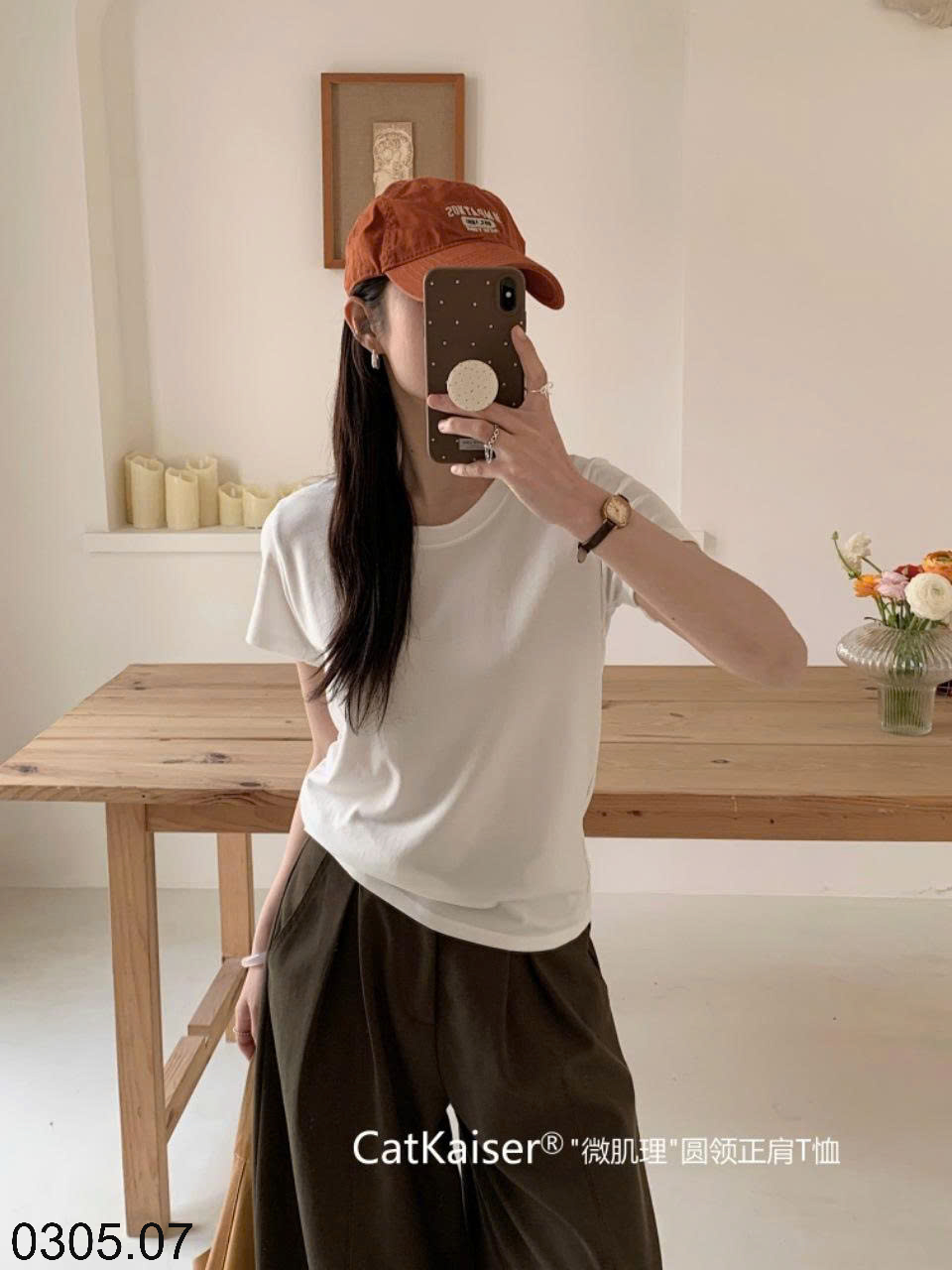 26HA0305.07 - ÁO THUN CỔ TRÒN CATKAISER