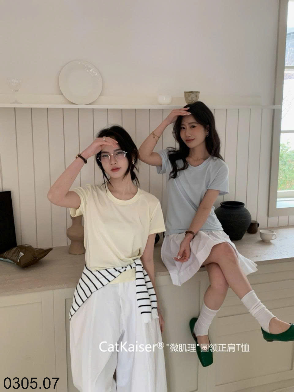 26HA0305.07 - ÁO THUN CỔ TRÒN CATKAISER