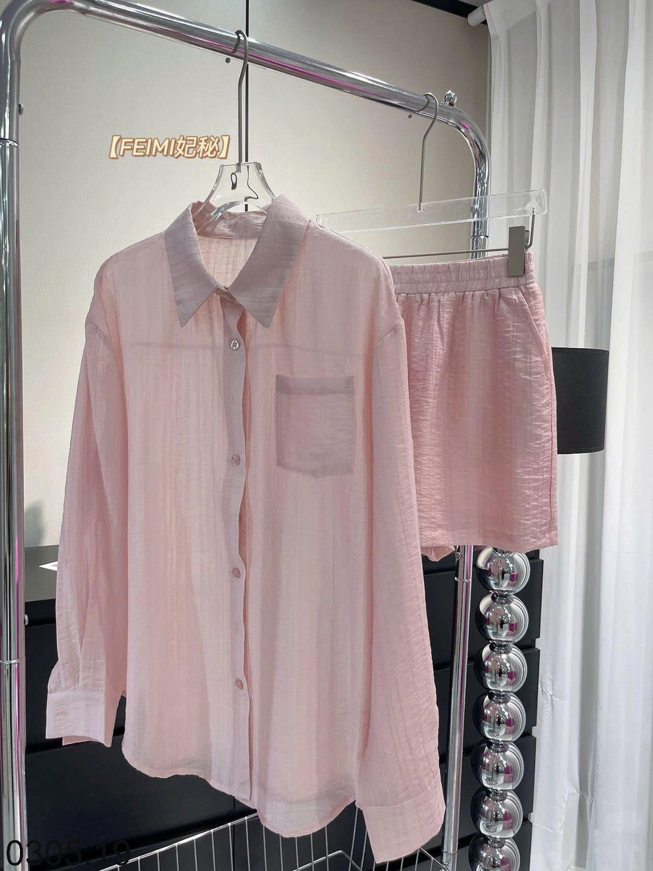 26HA0305.19 - SET SƠ MI QUẦN SHORT THỜI TRANG NỮ