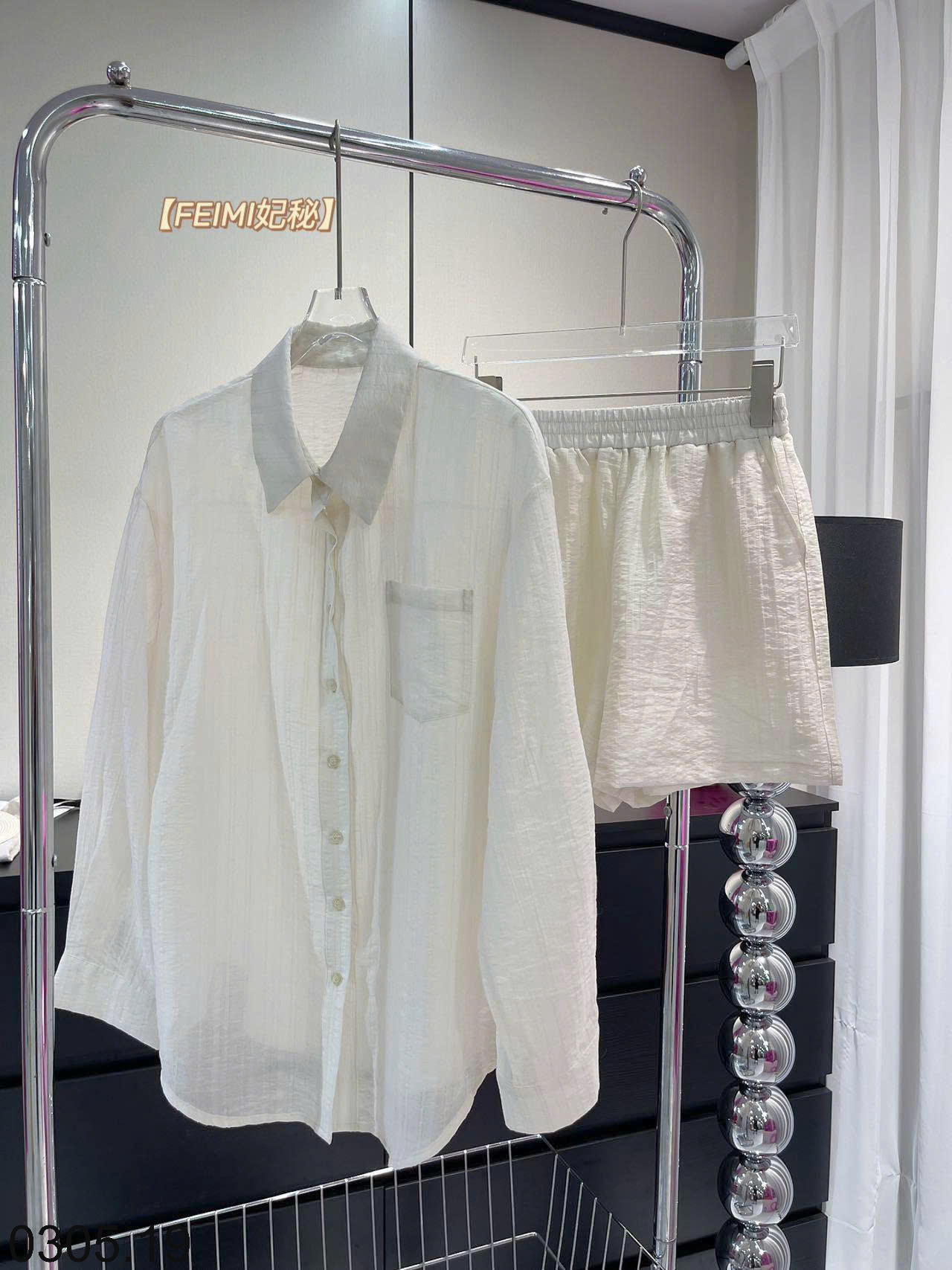 26HA0305.19 - SET SƠ MI QUẦN SHORT THỜI TRANG NỮ