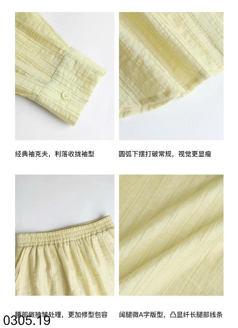 26HA0305.19 - SET SƠ MI QUẦN SHORT THỜI TRANG NỮ