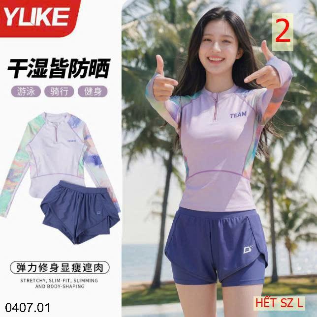 26HA0407.01 - BỘ BƠI NỮ YUKE DÀI TAY