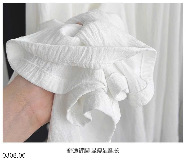26HA0308.06 - QUẦN CULOTTES ỐNG RỘNG DÁNG VÁY