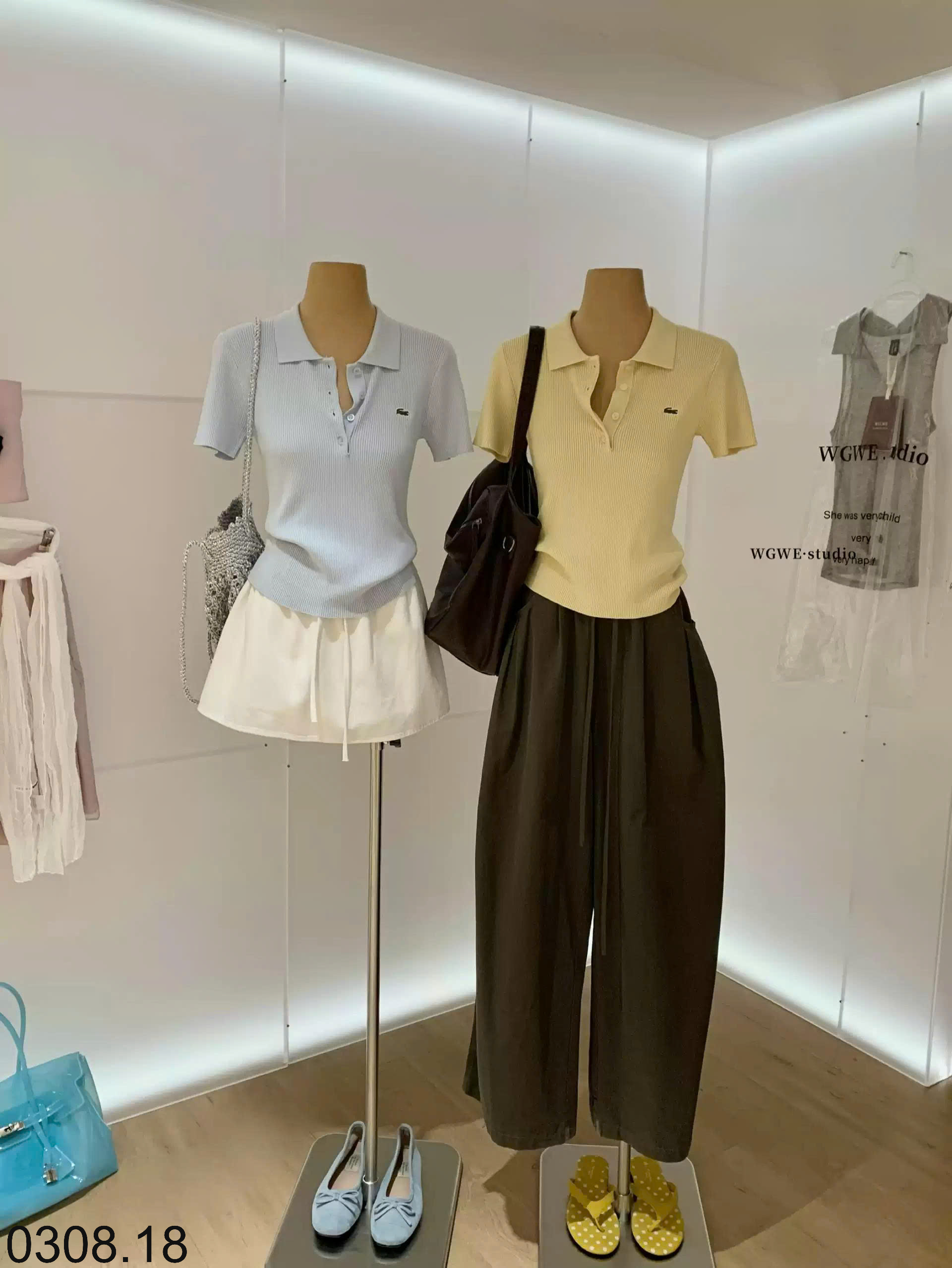 26HA0308.18 - ÁO LEN POLO CÁ SẤU WGWE