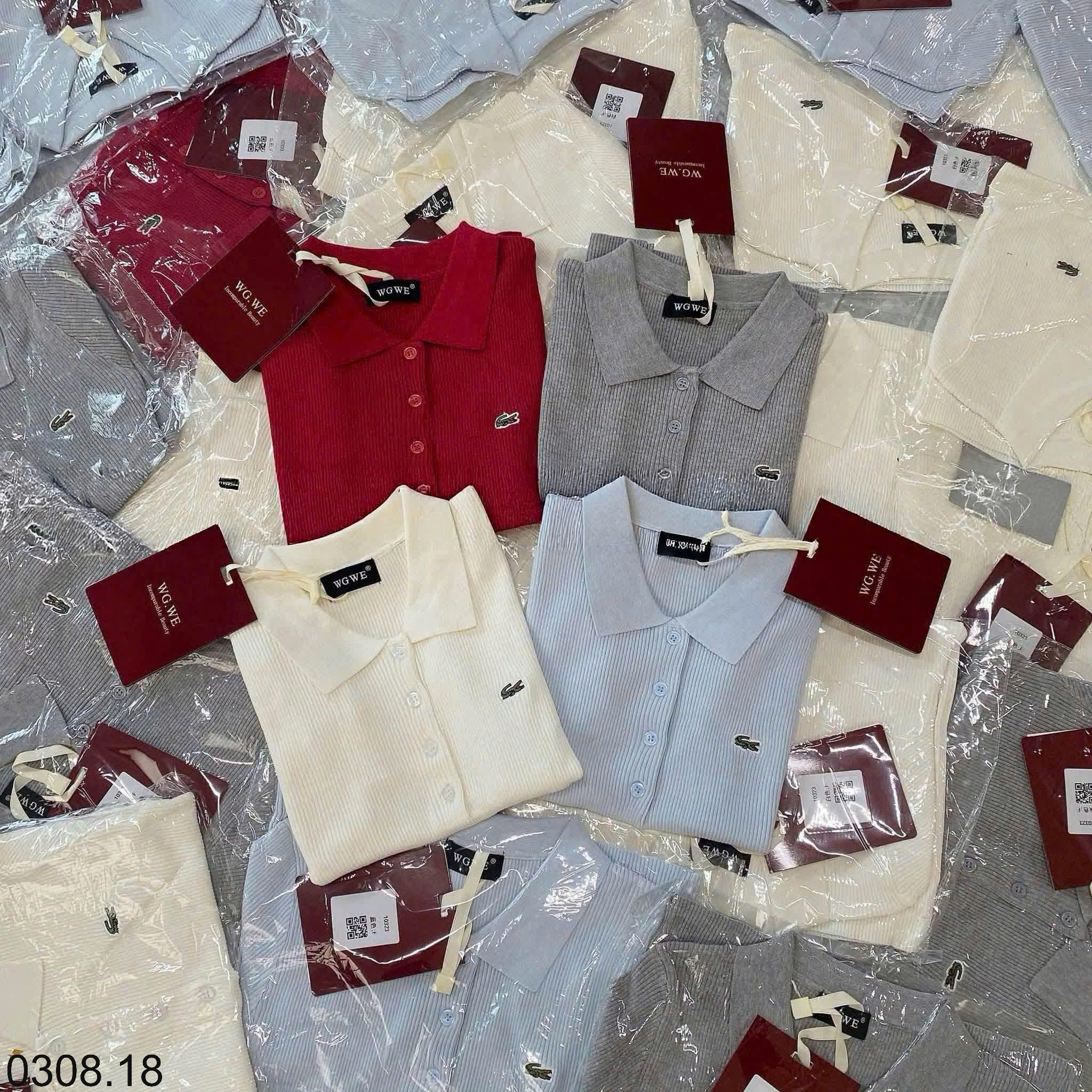 26HA0308.18 - ÁO LEN POLO CÁ SẤU WGWE