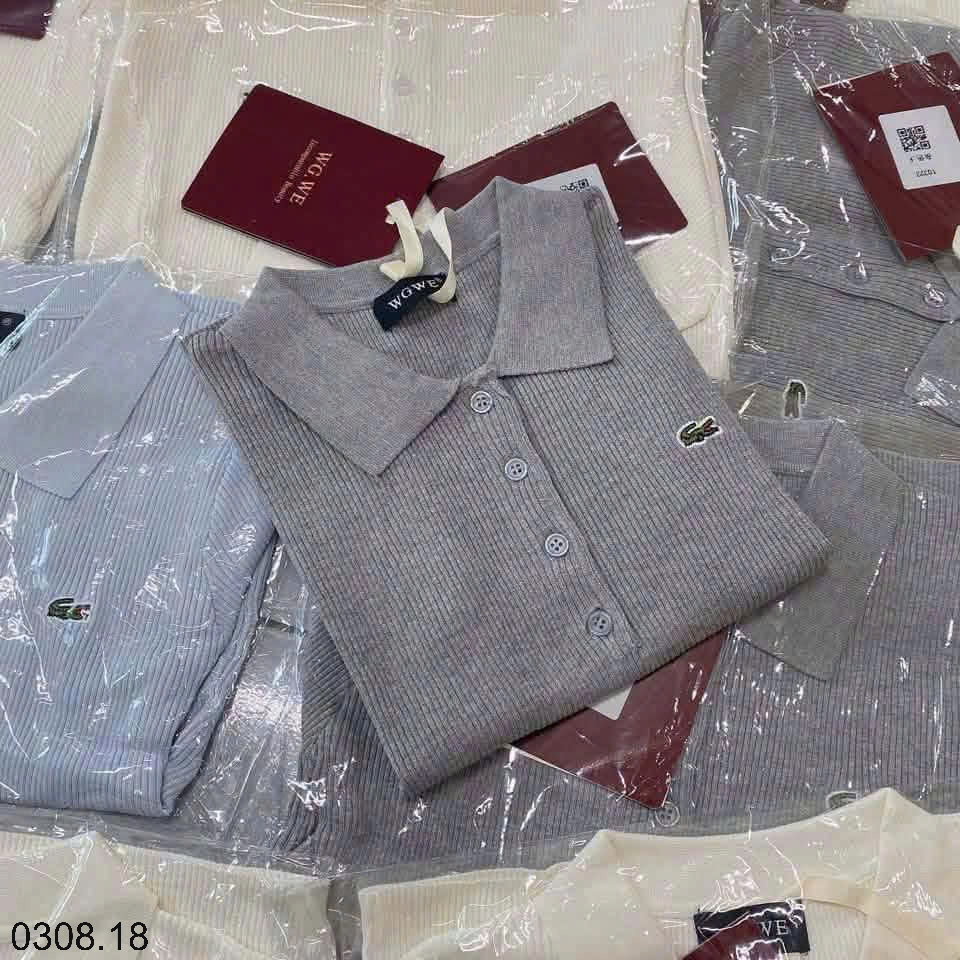 26HA0308.18 - ÁO LEN POLO CÁ SẤU WGWE