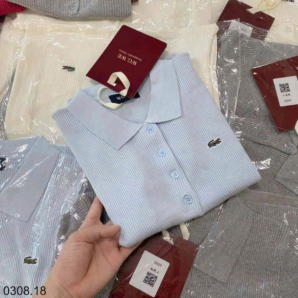 26HA0308.18 - ÁO LEN POLO CÁ SẤU WGWE