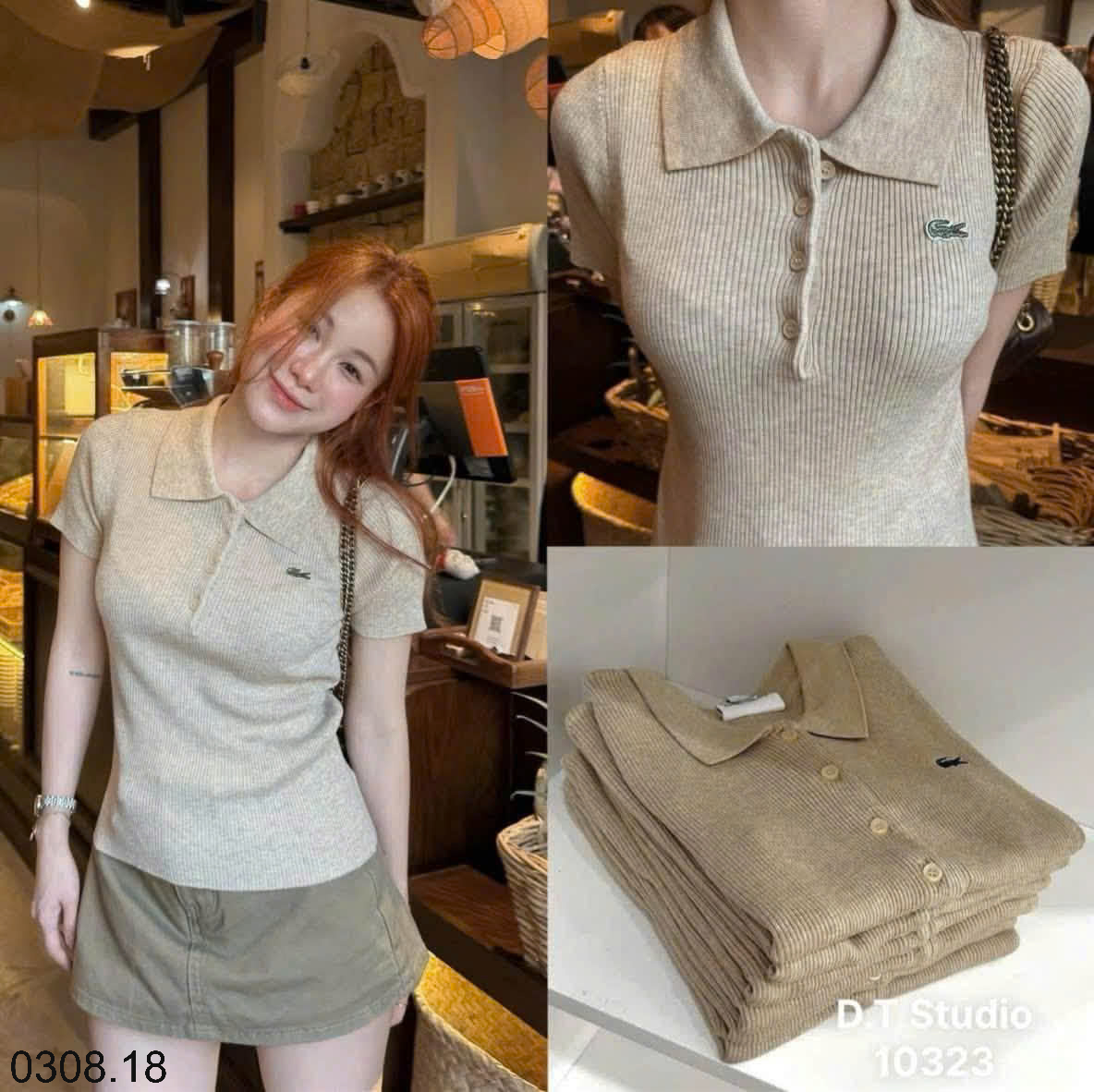 26HA0308.18 - ÁO LEN POLO CÁ SẤU WGWE