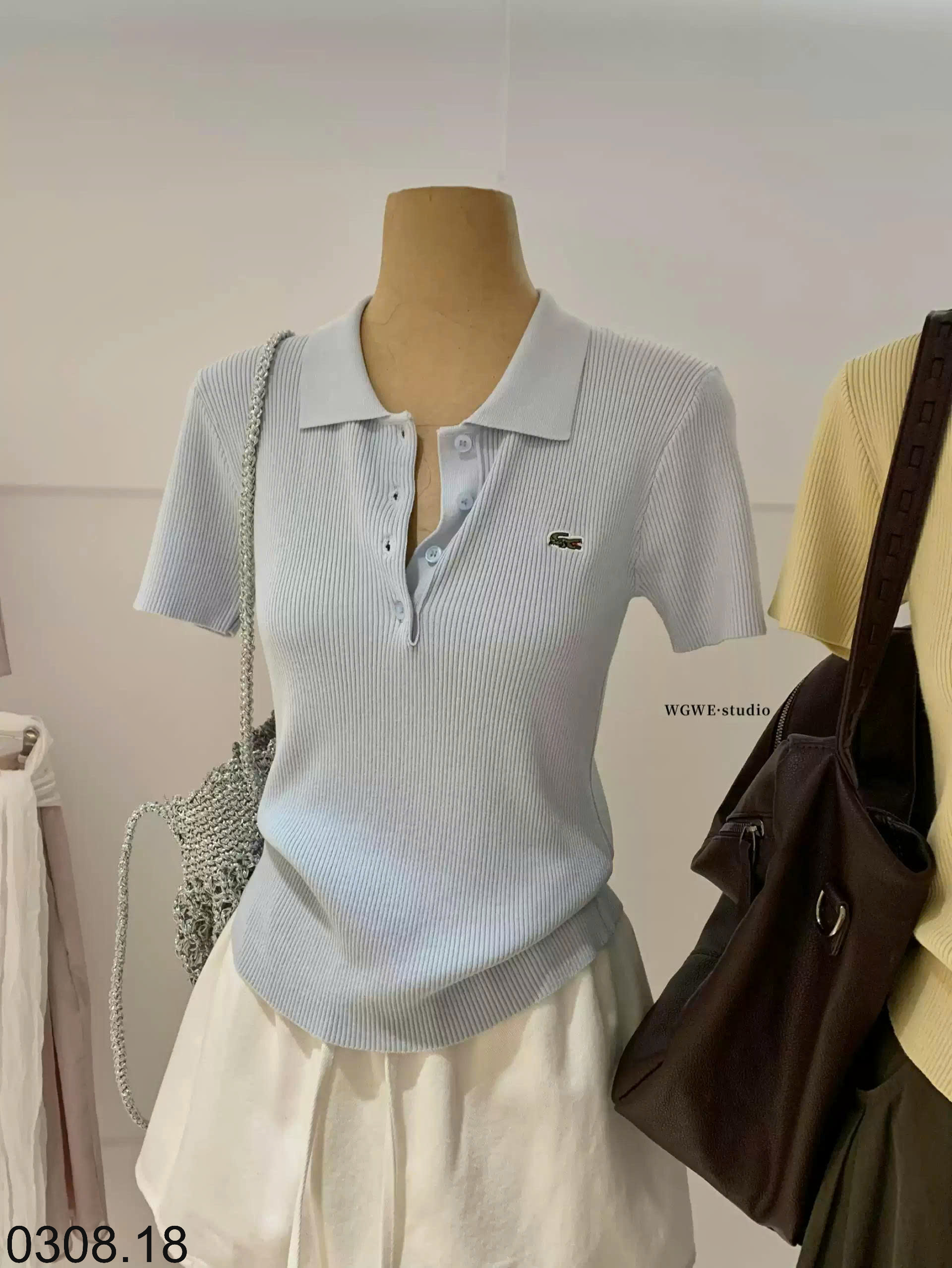 26HA0308.18 - ÁO LEN POLO CÁ SẤU WGWE