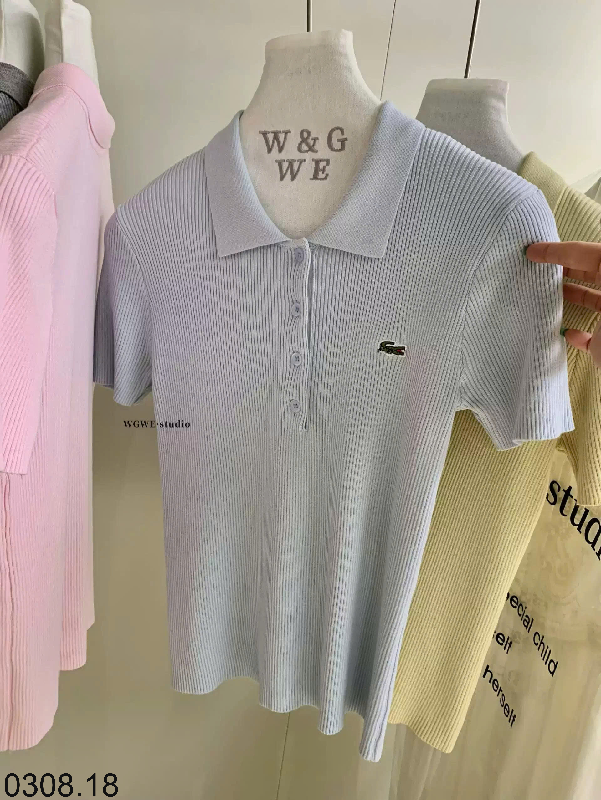 26HA0308.18 - ÁO LEN POLO CÁ SẤU WGWE