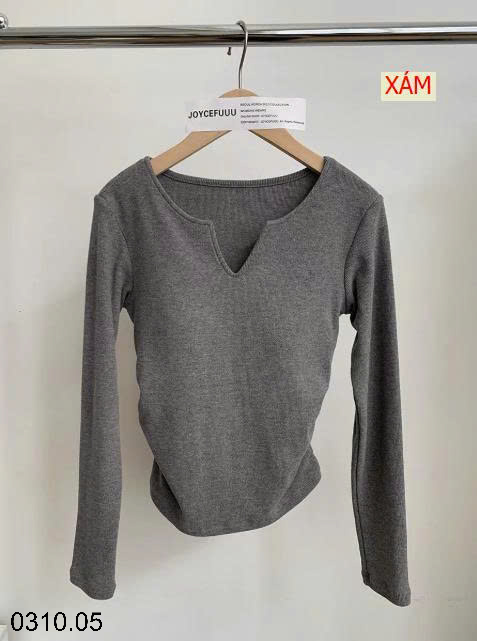 26HA0310.05 - ÁO THUN CỔ V KÈM BRA NỮ