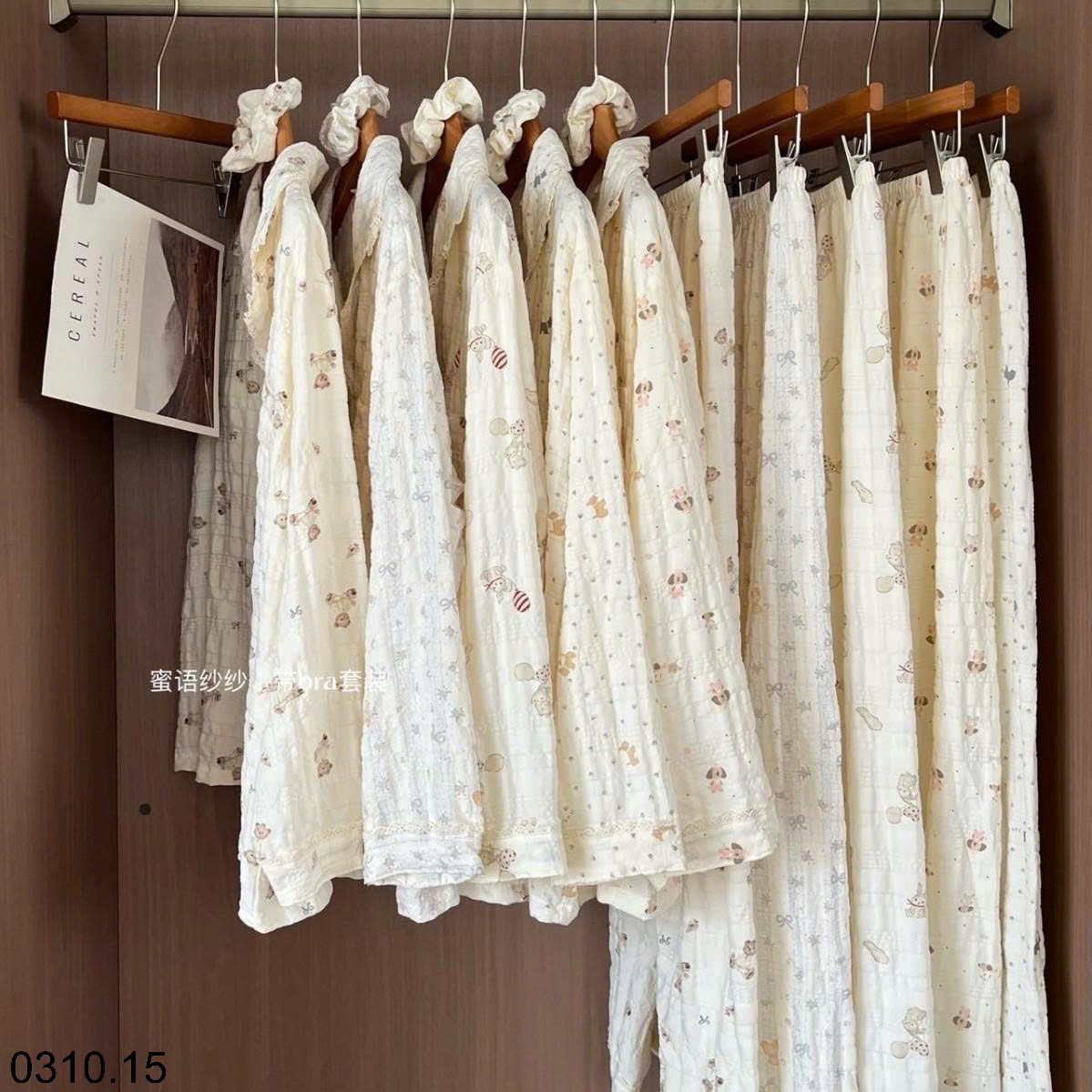 26HA0310.15 - BỘ PIZAMA CHẤT LIỆU BÔNG MỀN