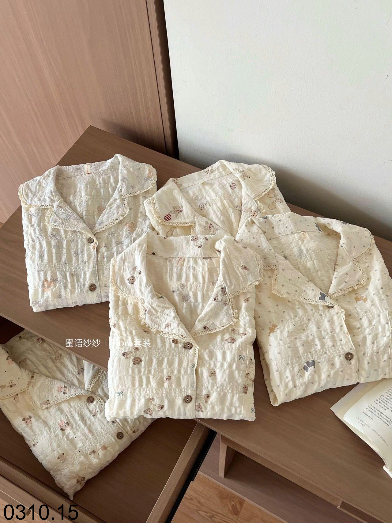 26HA0310.15 - BỘ PIZAMA CHẤT LIỆU BÔNG MỀN