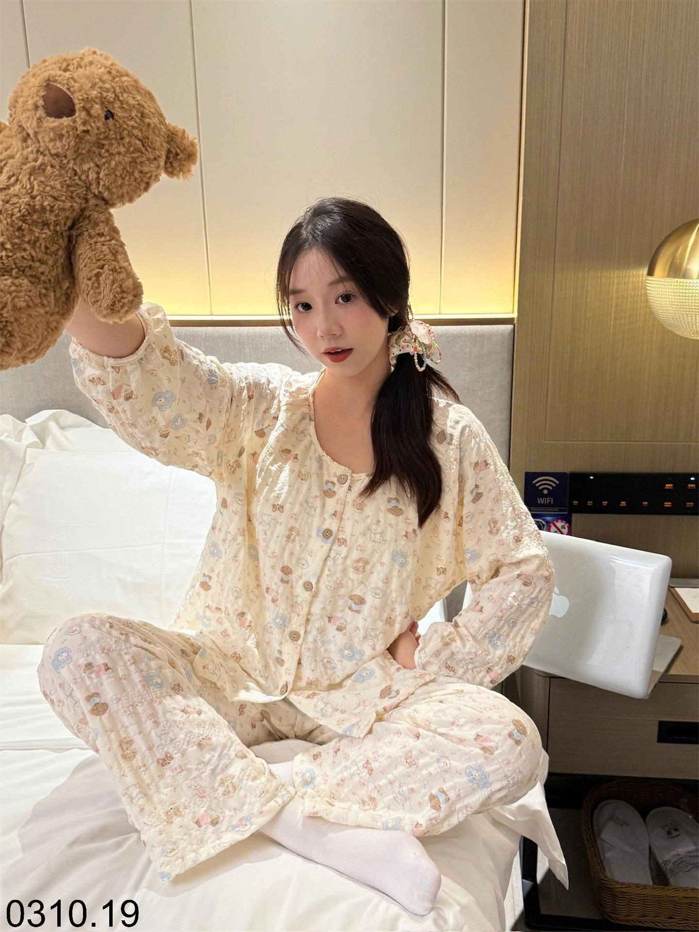 26HA0310.19 - BỘ ĐỒ NGỦ DÀI TAY TENCE