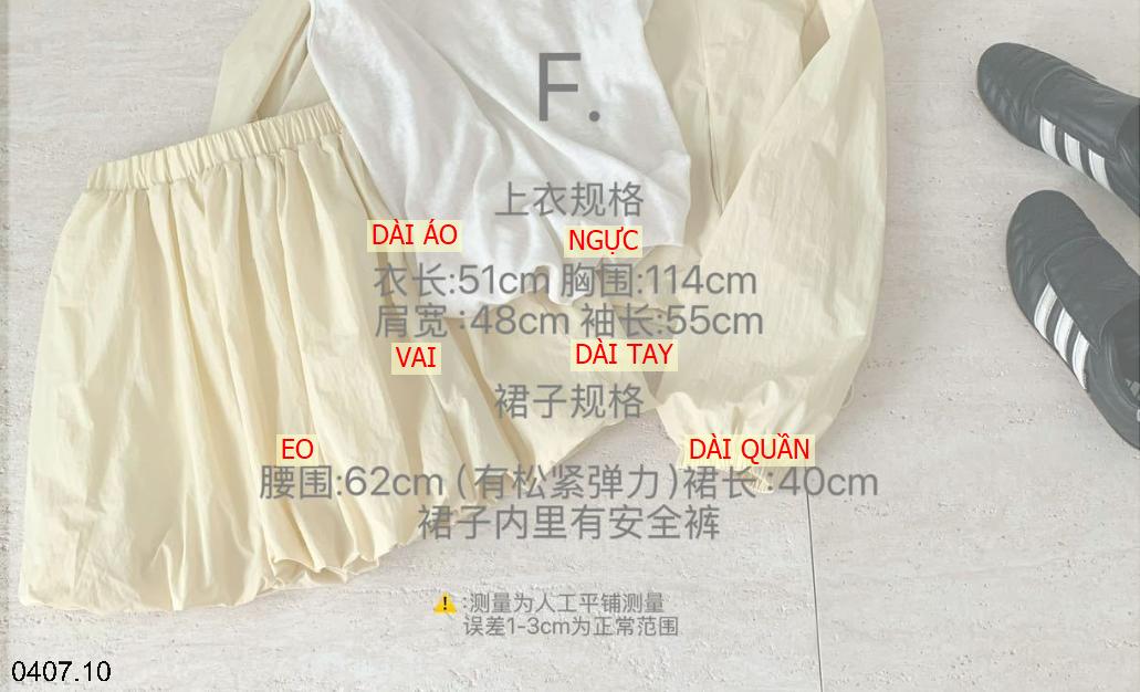 26HA0407.10 - SET BỘ GIÓ HÀN QUỐC EGG