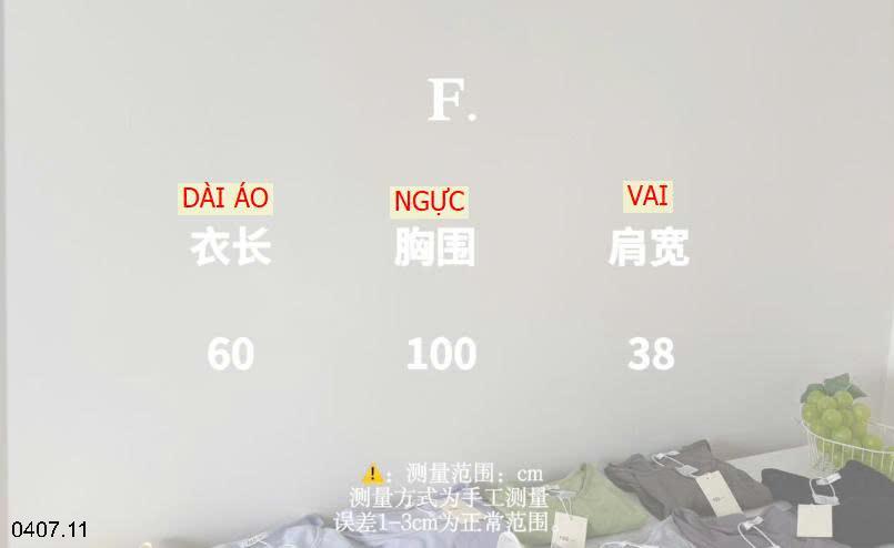 26HA0407.11 - ÁO THUN CỘC TAY CỔ TRÒN EGG