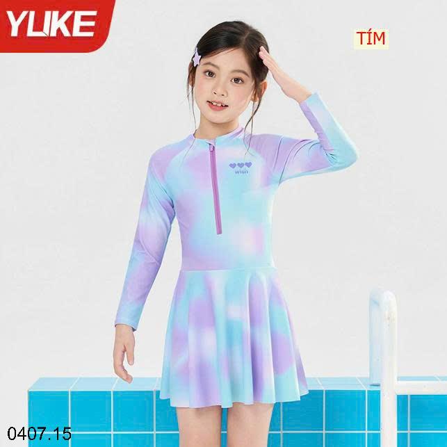 26HA0407.15 - VÁY BƠI DÀI TAY BÉ GÁI NHÀ YUKE