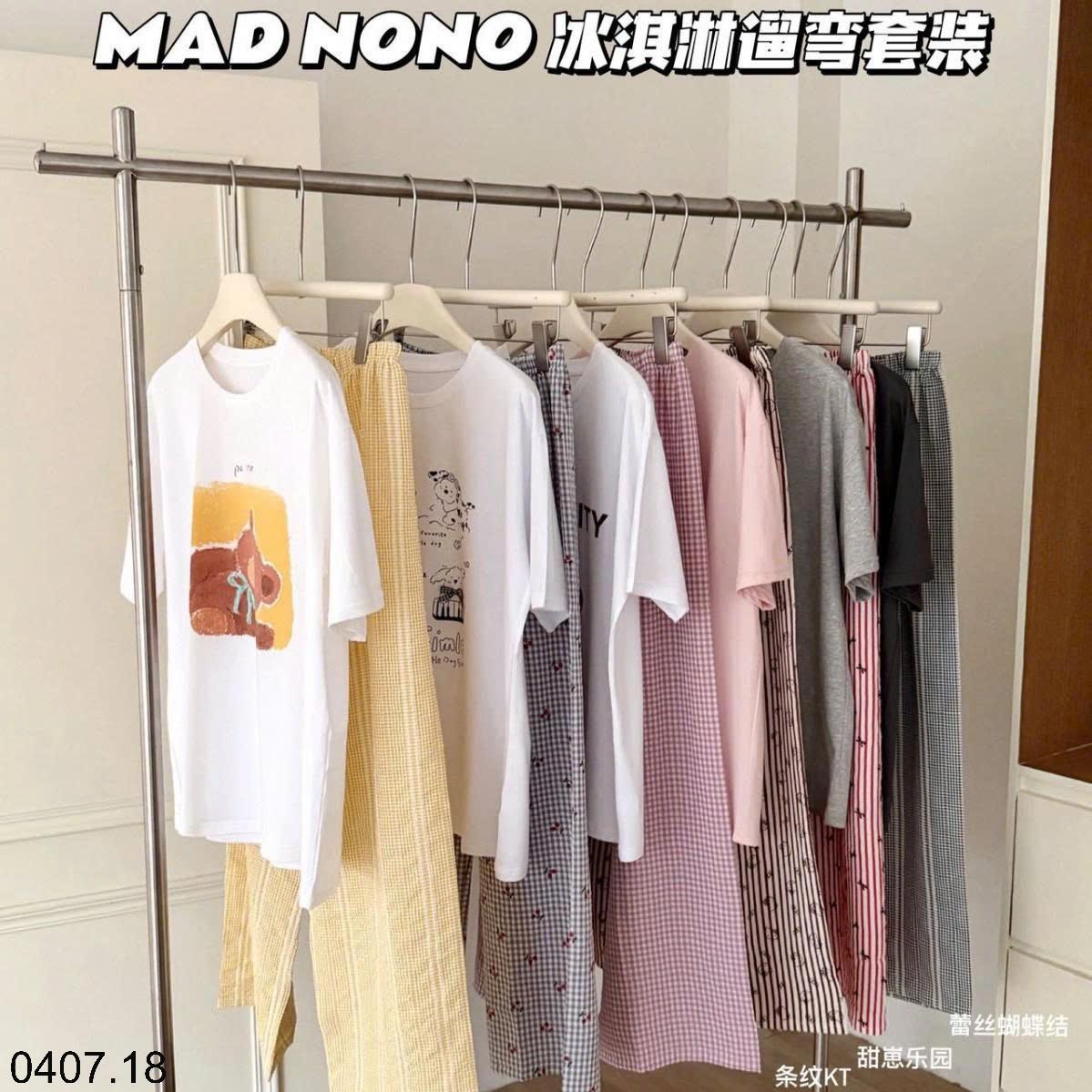 26HA0407.18 - BỘ MẶC NHÀ QUẦN DÀI HÀN QUỐC MAD NONO