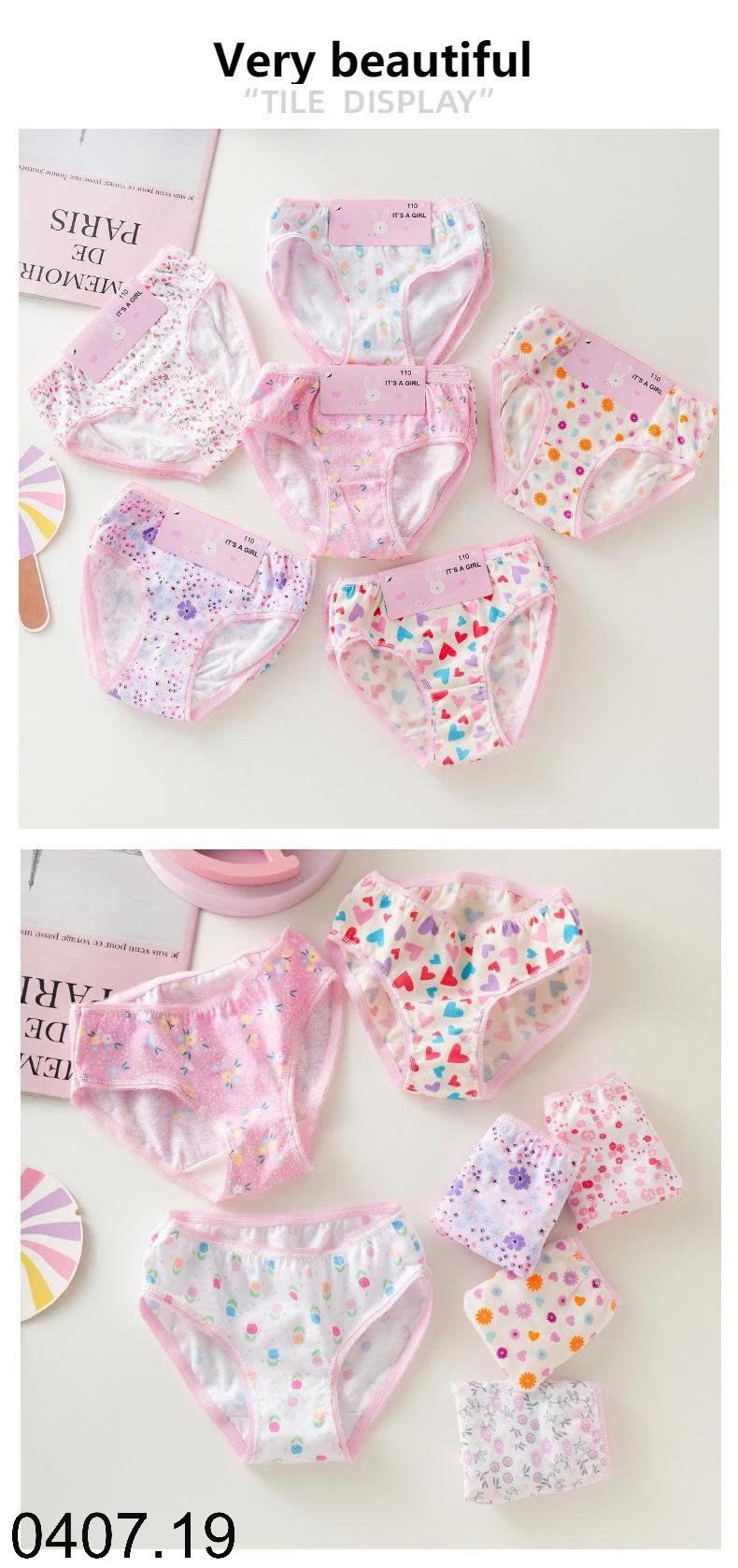 26HA0407.19 - SET 12 QUẦN CHÍP TAM GIÁC BÉ GÁI