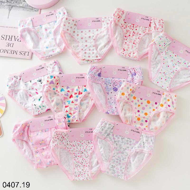 26HA0407.19 - SET 12 QUẦN CHÍP TAM GIÁC BÉ GÁI