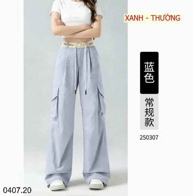 26HA0407.20 - QUẦN TÚI HỘP DÂY RÚT CHO NỮ