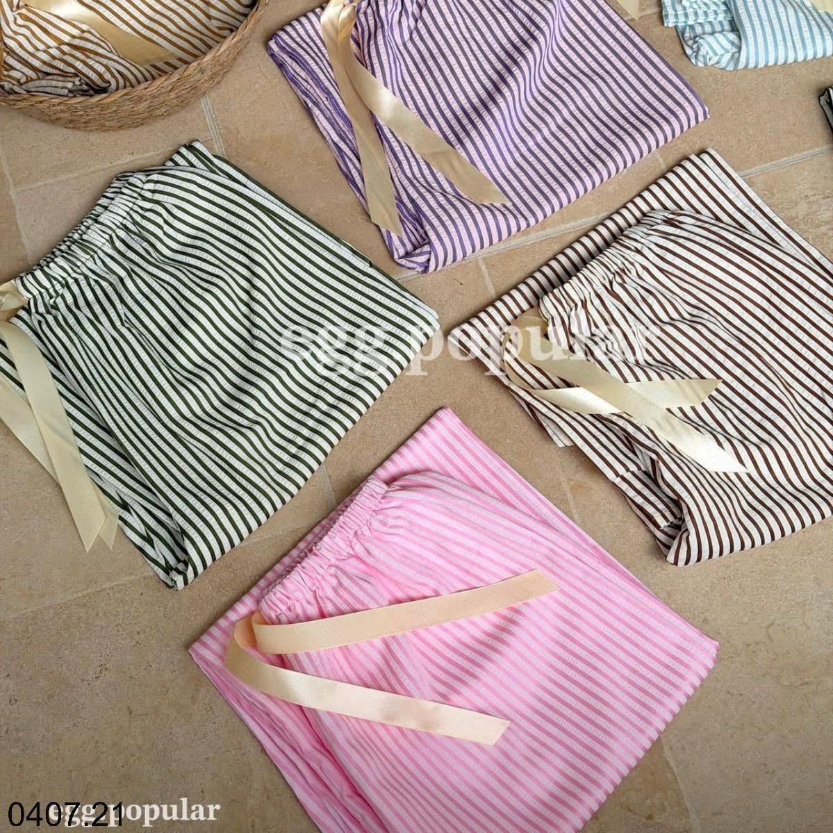 26HA0407.21 - QUẦN ỐNG RỘNG DÂY RÚT EGG