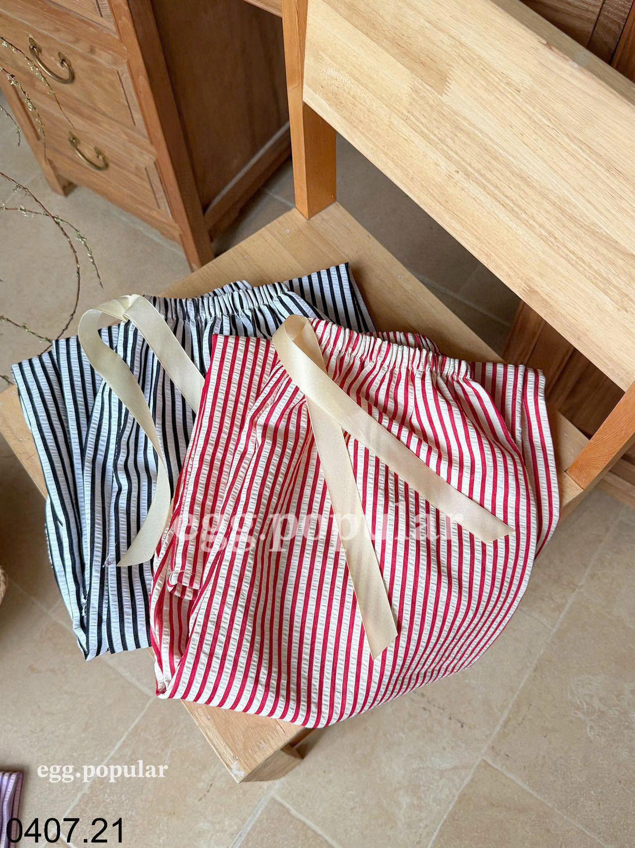 26HA0407.21 - QUẦN ỐNG RỘNG DÂY RÚT EGG